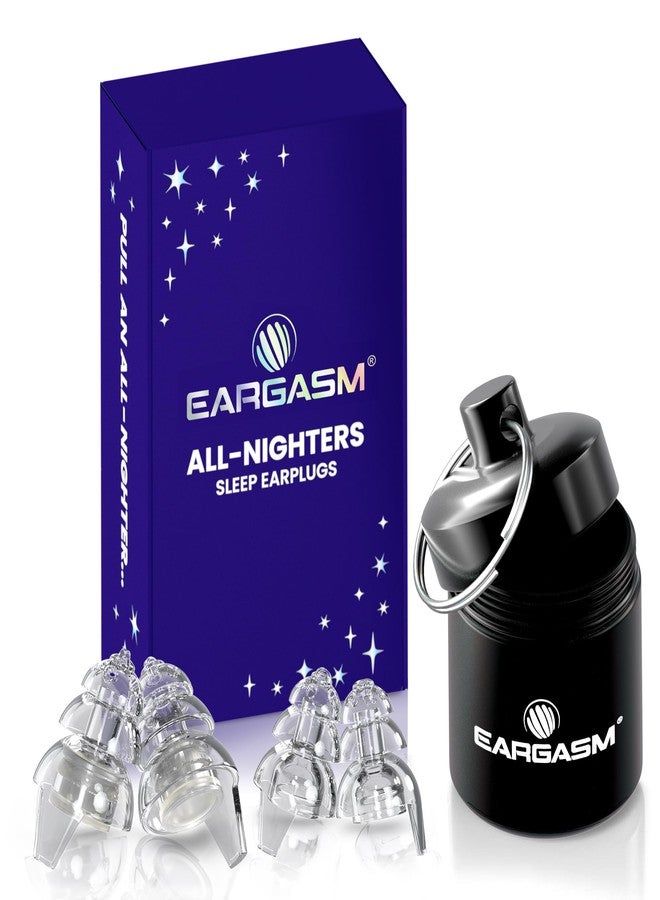 Eargasm All-Nighters Earplugs for Smaller Ears - Sleep Ear Plugs with Sound-Stopping Inserts for Sleeping, Studying, Blocking Snoring - Reduce Noise While Sleeping, Improve Focus for Studying & More - Image 1